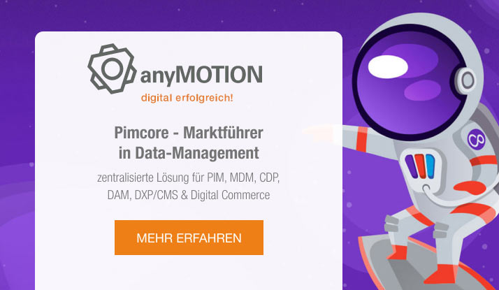 anyMOTION Pimcore Gold Partner
